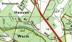Het buurschap Heuven bij Terborg.
