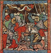 Oorlog in de 14de eeuw.