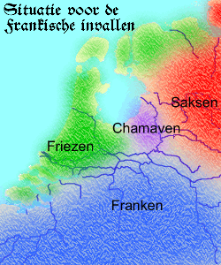 Situatie voor de Frankische invallen.