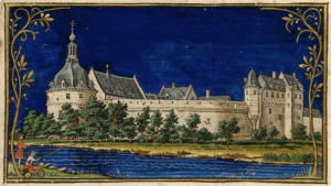 Huis Ulft (1750) naar pentekening van onbekend (AI-gegenereerd).