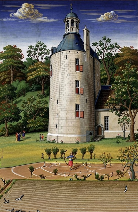 Kasteel Wisch (1999) naar dia auteur (AI-gegenereerd).